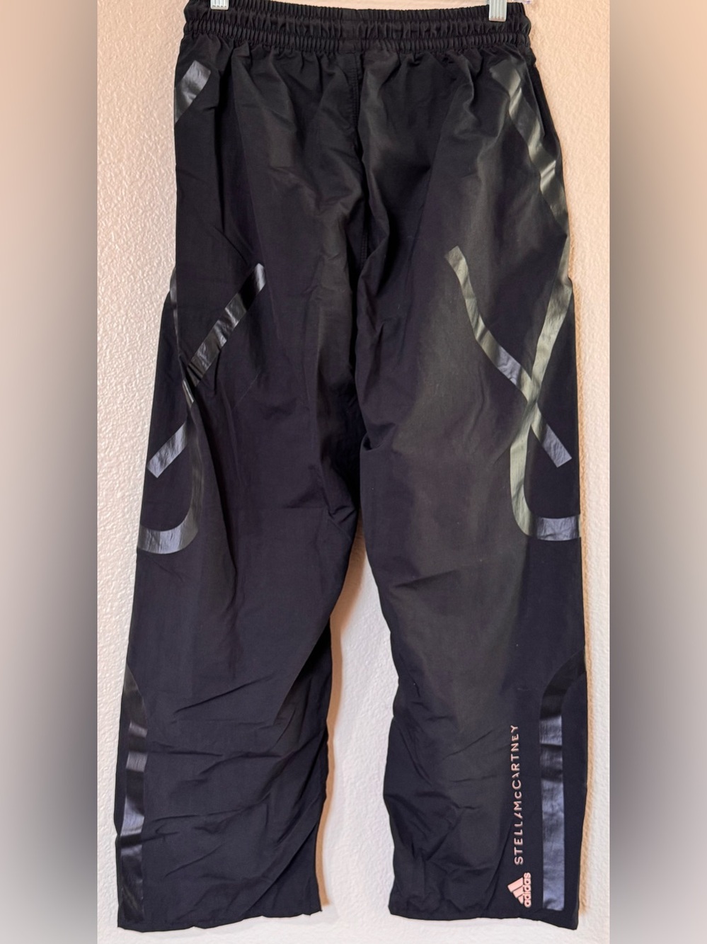 Adidas Stella McCartney Woven Track Pants Hemmed Cropped GU4344 Medium M - Picture 3 of 6